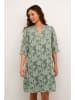 Cream Kleid in Grün