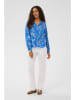Cream Blouse blauw/wit