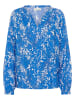 Cream Blouse blauw/wit