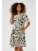 CULTURE Kleid in Creme/ Schwarz