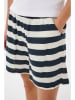 CULTURE Short donkerblauw/crème
