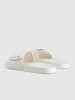 4F Pantoletten in Creme