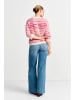 Rich & Royal Wollpullover in Pink/ Beige