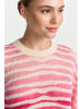 Rich & Royal Wollpullover in Pink/ Beige