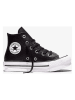 Converse Leder-Sneakers "Converse Chuck Taylor All Star Lift" in Schwarz