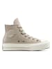 Converse Skórzane sneakersy "Chuck Taylor All Star Lift Platform" w kolorze beżowym
