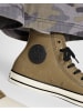 Converse Leder-Sneakers "Chuck Taylor All Star Hi" in Khaki