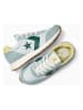 Converse Leder-Sneakers "Omega" in Weiß/ Hellblau/ Grün