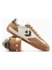 Converse Leder-Sneakers "Run Star" in Camel/ Creme