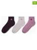 Converse 3er-Set: Socken "Nep" in Pink/ Braun/ Creme