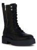 Geox Leren boots "Spherica" zwart