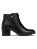 Geox Leder-Stiefeletten "New Ascheel" in Schwarz