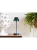 WD lifestyle Lampa stołowa LED w kolorze morskim - wys. 34 x Ø 12,5 cm