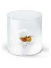 WD lifestyle Drinkglas "Bee" transparant/geel - 250 ml
