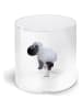 WD lifestyle Trinkglas "Sheep" in Transparent/ Weiß - 250 ml