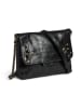 Pieces Leren schoudertas "Feliza" zwart - (B)21,5 x (H)15,5 x (D)5 cm