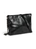 Pieces Leren schoudertas "Feliza" zwart - (B)21,5 x (H)15,5 x (D)5 cm