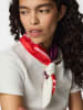 Pieces Tuch "Justine" in Rosa/ Rot/ Lila - (L)66 x (B)66 cm