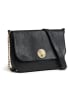 Pieces Leren schoudertas "Rainna" zwart - (B)26 x (H)19 x (D)5,5 cm
