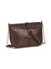 Pieces Leren schoudertas "Rainna" bruin - (B)26 x (H)19 x (D)5,5 cm