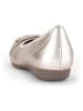 Gabor Leren ballerina's goudkleurig