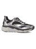 Gabor Leder-Sneakers in Schwarz/ Silber