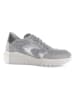 Gabor Leren sneakers grijs/zilverkleurig