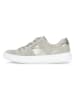 Gabor Leder-Sneakers in Gold/ Grün