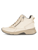 Gabor Leder-Boots in Creme
