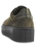 Gabor Leder-Sneakers in Khaki
