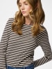 Pieces Longsleeve in Weiß/ Braun