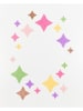 folia PAPER Brokatowy papier (6 szt.) "Pastel" - 5+