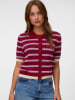 Vero Moda Cardigan in Bordeaux/ Lila/ Creme