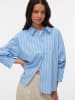 Vero Moda Blouse lichtblauw/wit