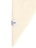 Zwillingsherz Driehoekige sjaal "Uni " crème - (L)100 x (B)36 cm