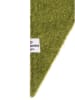 Zwillingsherz Driehoekige sjaal "Uni " groen - (L)100 x (B)36 cm