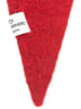 Zwillingsherz Chusta trójkątna "Uni " w kolorze czerwonym - 100 x 36 cm