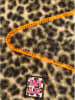 Zwillingsherz Dreieckstuch "WILD Leo" in Beige - (L)164 x (B)70 cm