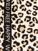 Zwillingsherz Dreieckstuch "HAPPY WILD FREE" in Creme/ Schwarz - (L)200 x (B)100 cm
