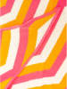 Zwillingsherz Dreieckstuch "ZickZack" in Orange/ Pink - (L)190 x (B)90 cm