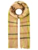 Zwillingsherz Schal "Modern Karo" in Beige - (L)180 x (B)85 cm