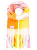 Zwillingsherz Schal "Fransen & Karo" in Bunt - (L)235 x (B)40 cm