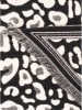 Zwillingsherz Dreieckstuch "Leo Fransen Kante" in Schwarz - (L)170 x (B)95 cm