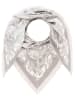 Zwillingsherz Dreieckstuch "Paisley" in Grau - (L)170 x (B)95 cm