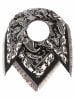 Zwillingsherz Dreieckstuch "Paisley" in Schwarz - (L)170 x (B)95 cm
