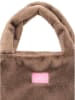 Zwillingsherz Shopper "Uni" taupe - (B)50 x (H)35 cm