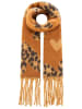 Zwillingsherz Schal "Herz Leo" in Hellbraun - (L)220 x (B)40 cm
