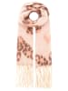 Zwillingsherz Schal "Herz Leo" in Rosa - (L)220 x (B)40 cm