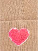 Zwillingsherz Muts "Herz" beige
