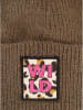 Zwillingsherz Czapka "Wild Leo" w kolorze khaki